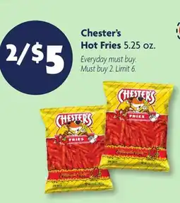 Family Dollar Chester's Hot Fries offer