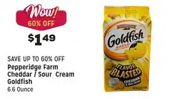 Grocery Outlet Cheddar / Sour Cream Goldfish offer
