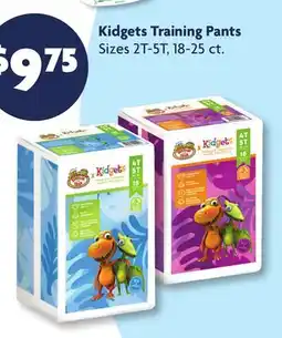 Family Dollar Kidgets Training Pants offer
