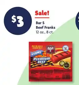 Family Dollar Bar S Beef Franks offer