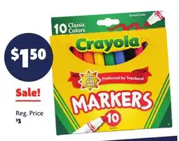 Family Dollar Crayola Markers offer