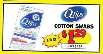 Ollie's COTTON SWABS offer