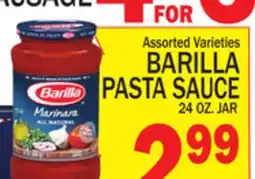 C Town BARILLA PASTA SAUCE offer