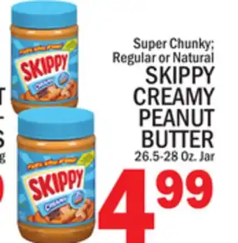 C Town SKIPPY CREAMY PEANUT BUTTER offer