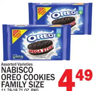 C Town NABISCO OREO COOKIES FAMILY SIZE offer