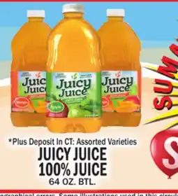 C Town JUICY JUICE 100% JUICE offer