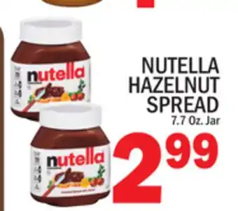 C Town NUTELLA HAZELNUT SPREAD offer