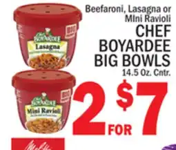 C Town CHEF BOYARDEE BIG BOWLS offer