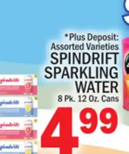 C Town SPINDRIFT SPARKLING WATER offer