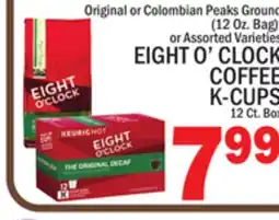 C Town EIGHT O'CLOCK COFFEE K-CUPS 12 Ct. Box offer
