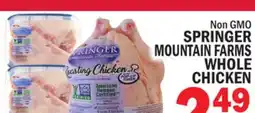 C Town SPRINGER MOUNTAIN FARMS WHOLE CHICKEN offer