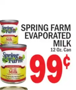 C Town SPRING FARM EVAPORATED MILK offer