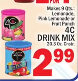 C Town 4C DRINK MIX offer