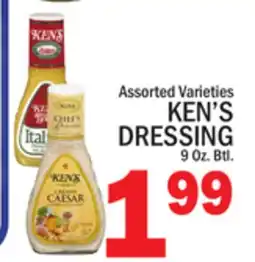 C Town KEN'S DRESSING offer