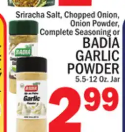 C Town BADIA GARLIC POWDER offer