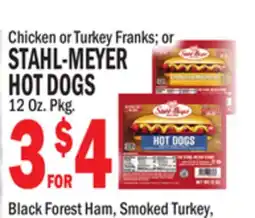 C Town STAHL-MEYER HOT DOGS offer