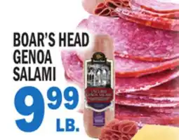 C Town BOAR'S HEAD GENOA SALAMI offer