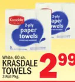 C Town KRASDALE TOWELS offer