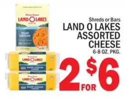 C Town LAND O LAKES ASSORTED CHEESE offer