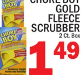 C Town CHORE BOY GOLD FLEECE SCRUBBER offer