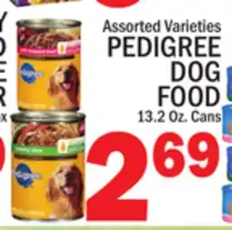 C Town PEDIGREE DOG FOOD offer