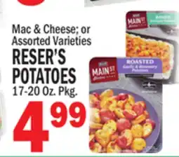 C Town RESER'S POTATOES offer
