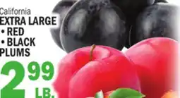 C Town EXTRA LARGE RED BLACK PLUMS offer