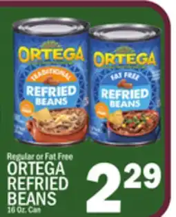 C Town ORTEGA REFRIED BEANS offer