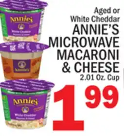 C Town ANNIE'S MICROWAVE MACARONI & CHEESE offer