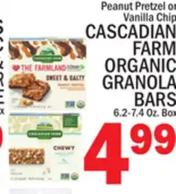 C Town CASCADIAN FARM ORGANIC GRANOLA BARS offer