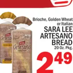 C Town SARA LEE ARTESANO BREAD offer
