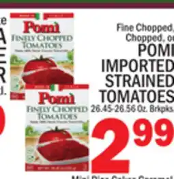 C Town POMI IMPORTED STRAINED TOMATOES offer