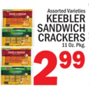 C Town KEEBLER SANDWICH CRACKERS offer