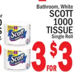 C Town SCOTT 1000 TISSUE offer