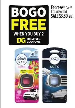 Dollar General Febreze Car offer