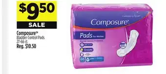 Dollar General Composure Bladder Control Pads offer