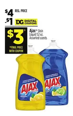 Dollar General Ajax Dish Liquid offer