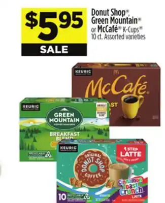 Dollar General Donut Shop , Green Mountain or McCafé K-Cups offer