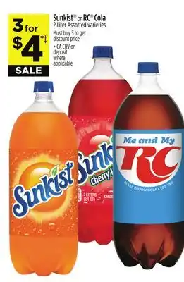 Dollar General Sunkist or RC Cola offer
