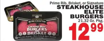 Bravo Supermarkets STEAKHOUSE ELITE BURGERS offer