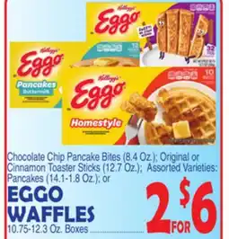 Bravo Supermarkets EGGO WAFFLES 10.75-12.3 Oz. Boxes offer