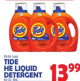 Bravo Supermarkets TIDE HE LIQUID DETERGENT offer