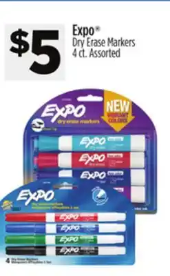 Dollar General Expo Dry Erase Markers offer
