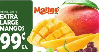 Bravo Supermarkets EXTRA LARGE MANGOS offer