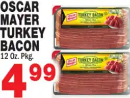 Bravo Supermarkets OSCAR MAYER TURKEY BACON offer