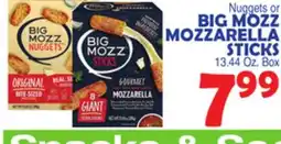 Bravo Supermarkets BIG MOZZ MOZZARELLA STICKS offer