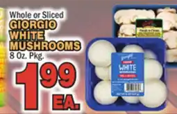 Bravo Supermarkets GIORGIO WHITE MUSHROOMS offer