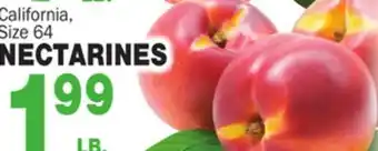 Bravo Supermarkets NECTARINES offer