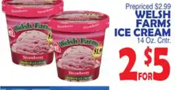 Bravo Supermarkets WELSH FARMS ICE CREAM offer