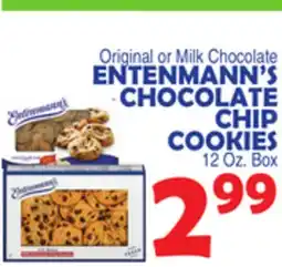 Bravo Supermarkets ENTENMANN'S CHOCOLATE CHIP COOKIES offer